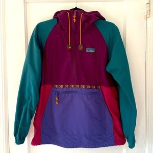 L.L. Bean Mountain Classic Anorak, Size Small Petite